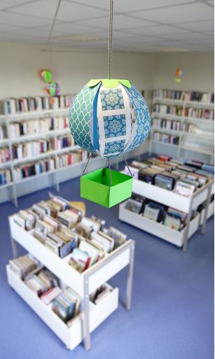 Gambsheim - bibliothèque - décorée sur le thème de l'air - 12 092021