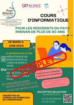 Atelier informatique séniors 2024 COMPLET