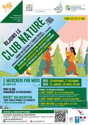 Ateliers Club Nature 2025-26