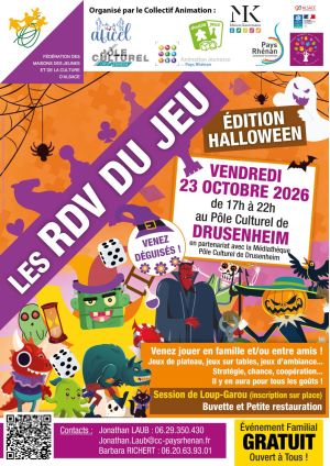 RDV du Jeu octobre halloween 2026 RDV du Jeu octobre halloween 2026