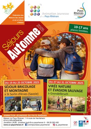 Séjours automne 25 affiche